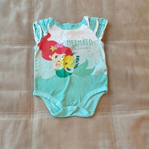 Disney Ariel and Flounder Bodysuit - Light Blue